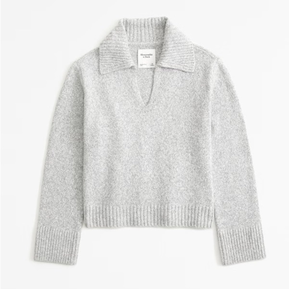 Abercrombie Textural Notch-Neck Sweater XL